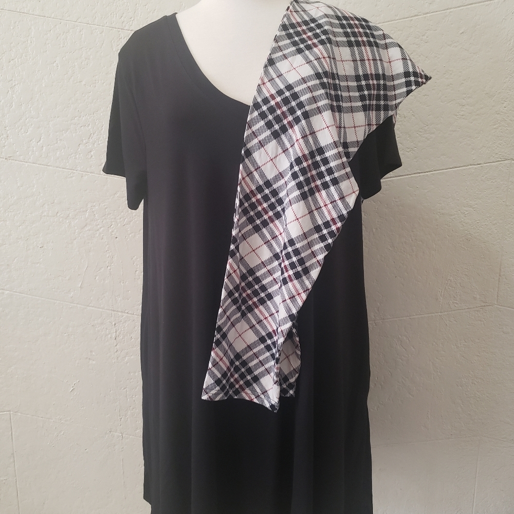V-neck Top w/ Pockets & Leggings Set 2X